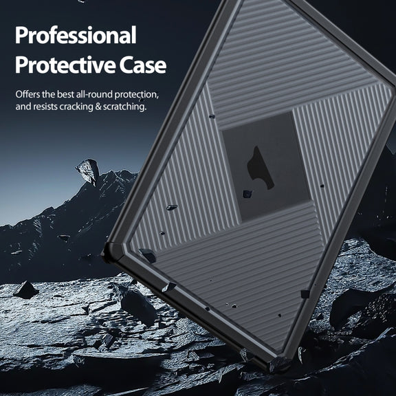 For MacBook Air 13.6 2022/2024 A2681 DUX DUCIS LCGH Laptop Frosted Protective Case(Black)