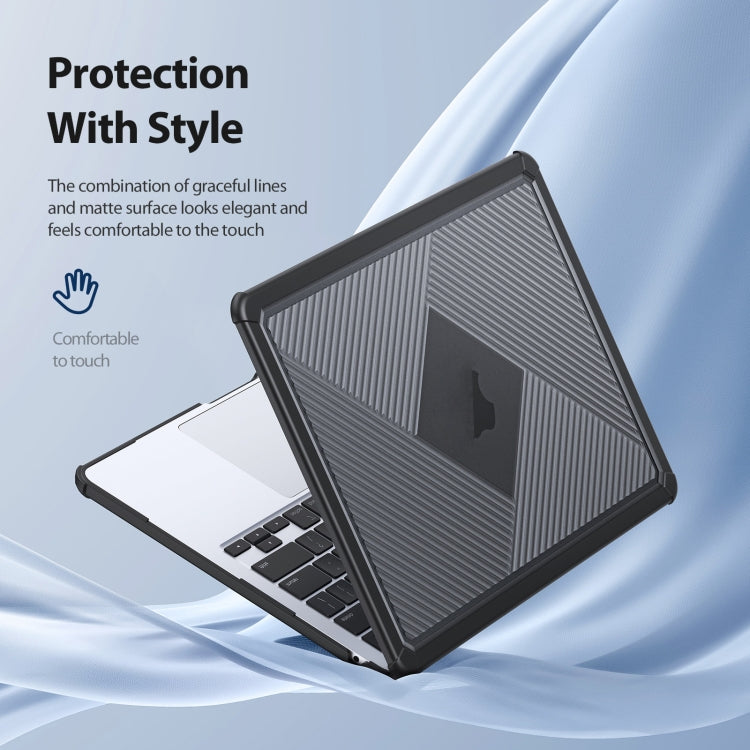 For MacBook Air 15.3 2023/2024 A2941 DUX DUCIS LCGH Laptop Frosted Protective Case(Black) - free shipping - PMC TechLife - Order now!