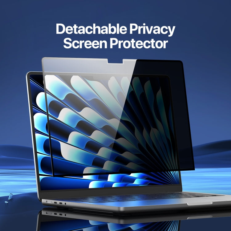 For MacBook Air 13.6 2022/2024 A2681 DUX DUCIS LCGH Laptop Privacy Tempered Glass Film - Screen Protectors by DUX DUCIS | Online Shopping South Africa | PMC TechLife | Buy Now Pay Later Mobicred