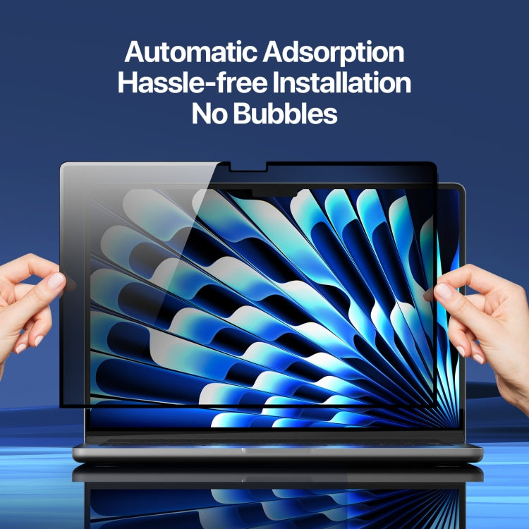 For MacBook Pro 16 2019/2021/2023 A2141 DUX DUCIS LCGH Laptop Privacy Tempered Glass Film
