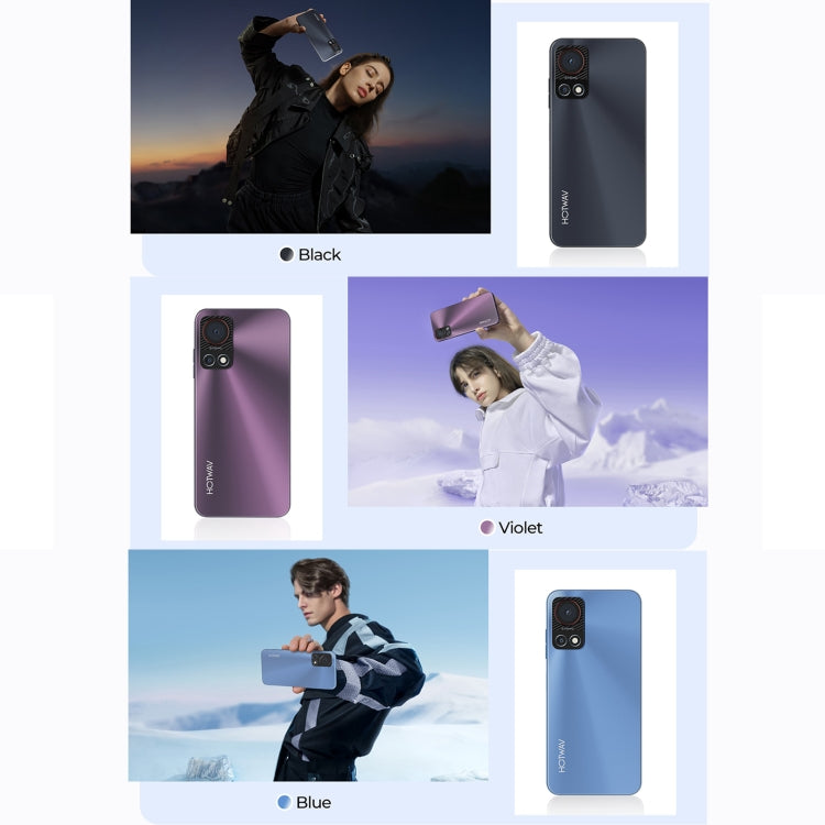 HOTWAV Note 13, 4GB+128GB, Side Fingerprint Identification, 6.6 inch Android 13 T606 Octa Core up to 1.6GHz, Network: 4G, NFC, OTG(Violet) - free shipping - PMC TechLife - Order now!