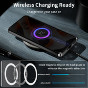 For Motorola Edge 50 Pro Frosted Metal MagSafe Magnetic Phone Case(Black)