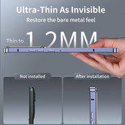 For Motorola Edge 50 Ultra Frosted Metal MagSafe Magnetic Phone Case(Puprle)