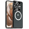 For Motorola Moto X50 Ultra Frosted Metal MagSafe Magnetic Phone Case(Black) - Motorola Cases by PMC TechLife | Online Shopping South Africa | PMC TechLife | Buy Now Pay Later Mobicred