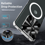 For Motorola Moto X50 Ultra Frosted Metal MagSafe Magnetic Phone Case(Silver)