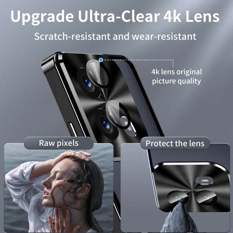 For Motorola Edge 2024 Frosted Metal MagSafe Magnetic Phone Case(Black) - free shipping - PMC Jewellery - Order now!