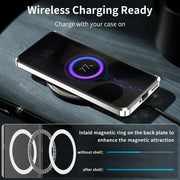 For Motorola Edge 2024 Frosted Metal MagSafe Magnetic Phone Case(Silver)