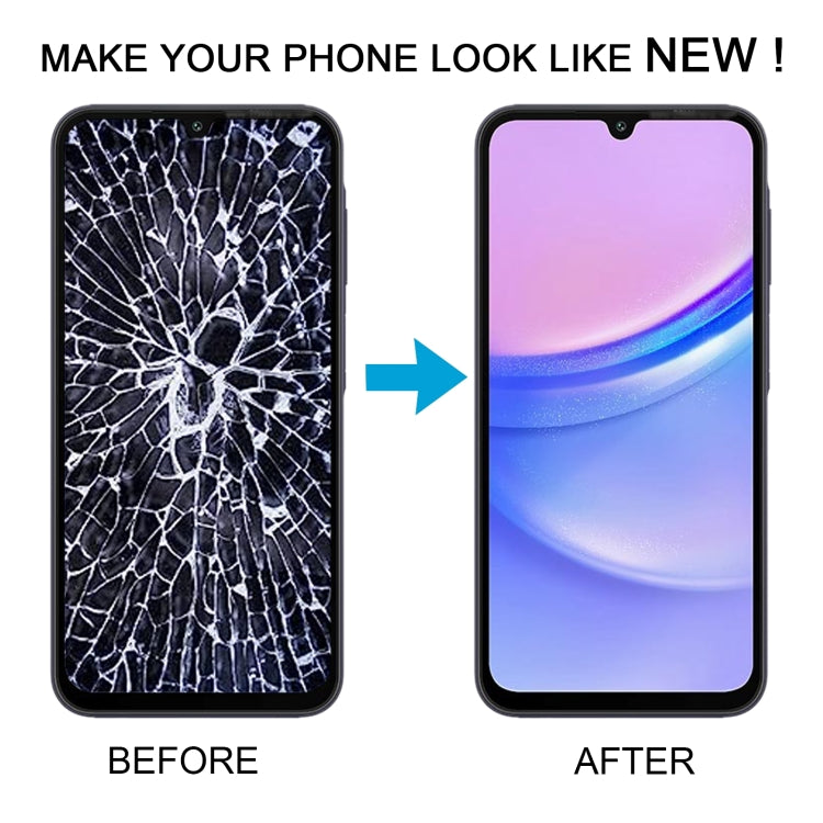 For Samsung Galaxy A15 4G SM-A155F 6.36inch OLED LCD Screen Digitizer Full Assembly with Frame