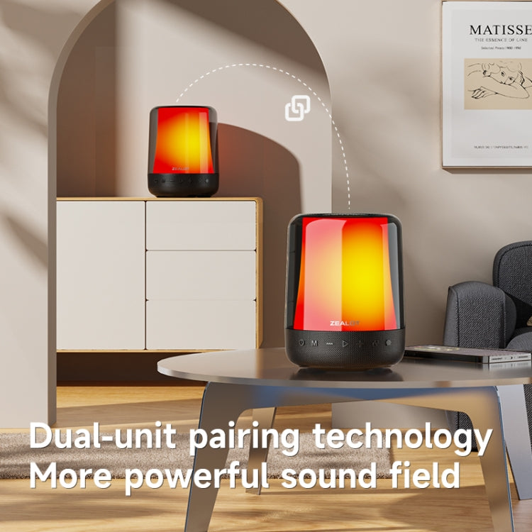 Zealot S66M RGB Rhythmic Light Karaoke Wireless Speaker, Style:Dual Mic(Black) - free shipping - PMC Jewellery - Order now!