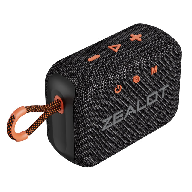 Zealot S75 Portable Outdoor IPX6 Water-resistant Bluetooth Speaker(Black)
