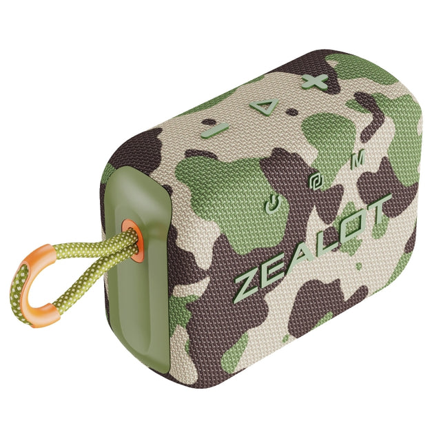 Zealot S75 Portable Outdoor IPX6 Water-resistant Bluetooth Speaker(Camouflage)