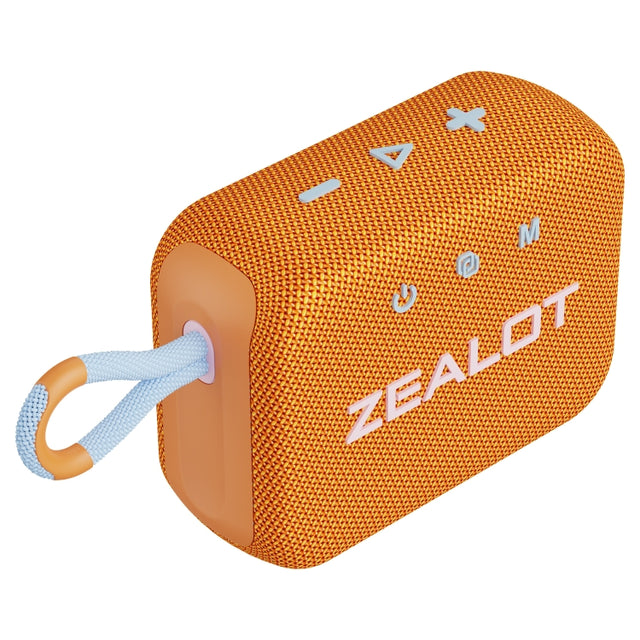 Zealot S75 Portable Outdoor IPX6 Water-resistant Bluetooth Speaker(Orange)