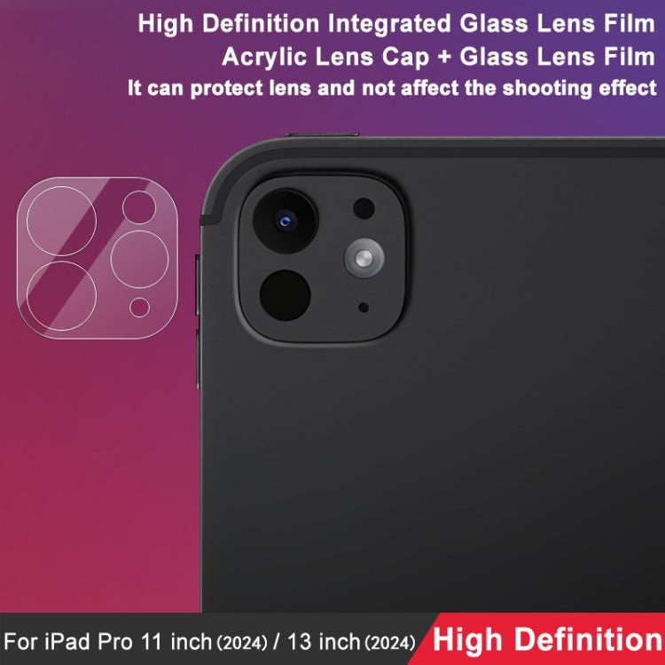 For iPad Pro 11 2024 / Pro 13 2024 imak Integrated Rear Camera Lens Tempered Glass Film