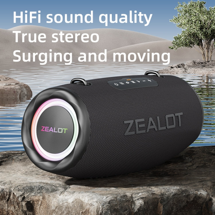 Zealot S87 80W Portable Outdoor Bluetooth Speaker with RGB Light(Camouflage)