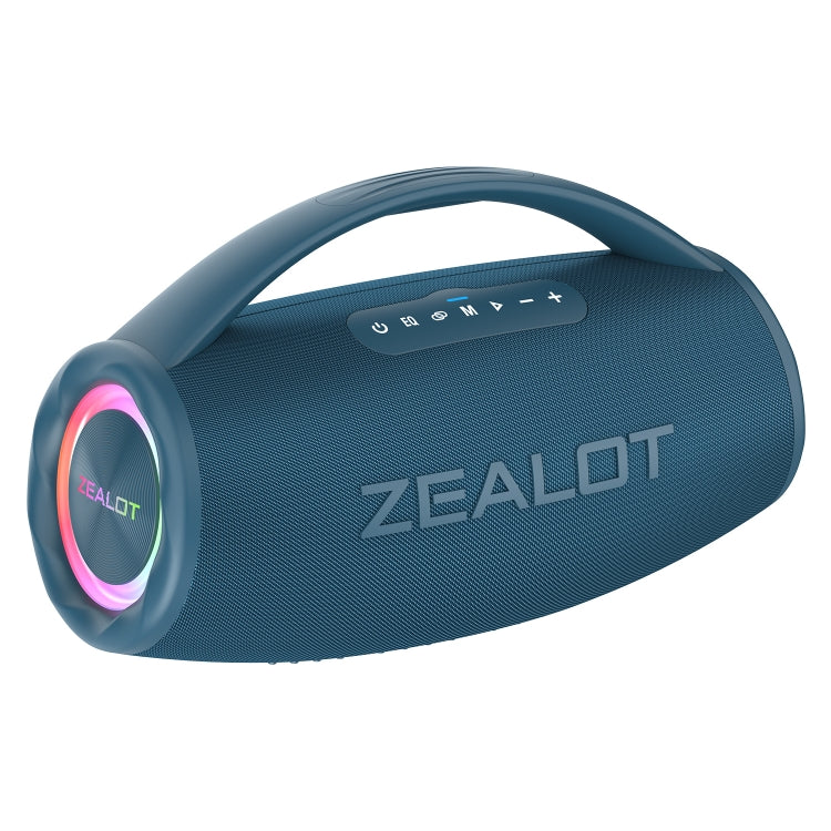 Zealot S97 80W Outdoor Portable RGB Light Bluetooth Speaker(Blue) - free shipping - PMC Jewellery - Order now!