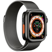 For Apple Watch Series 9 / 8 / 7 45mm Change to Ultra 49mm Alloy Watch Case(Grey)
