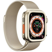 For Apple Watch Series 9 / 8 / 7 45mm Change to Ultra 49mm Alloy Watch Case(Titanium Color)