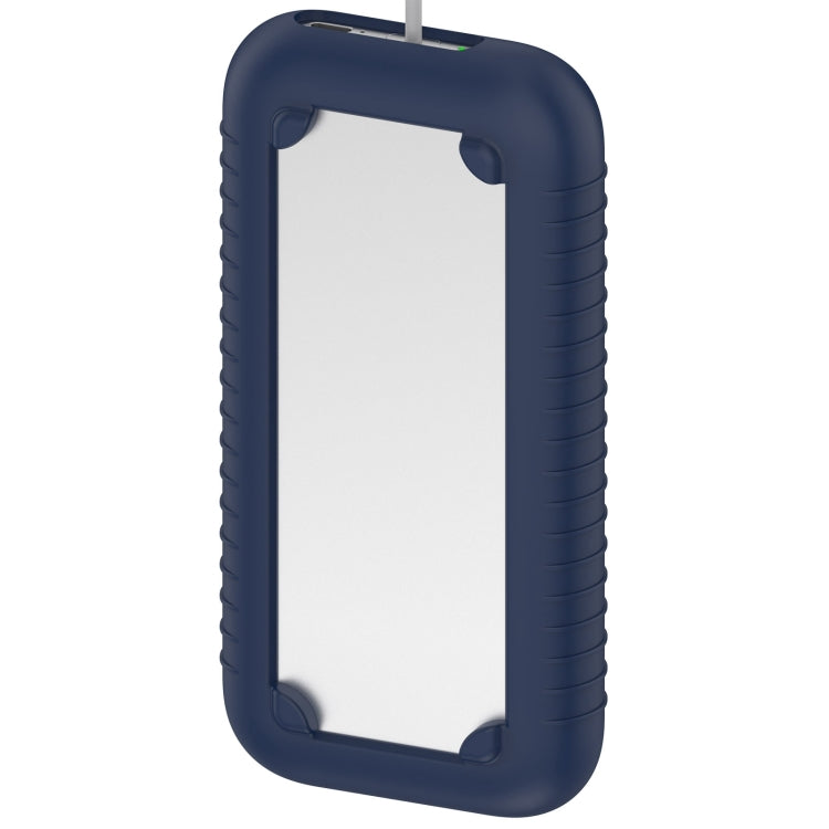 For Apple Vision Pro Accessories Power Bank Storage Silicone Protective Case(Blue) - VR Accessories by PMC TechLife | Online Shopping South Africa | PMC TechLife | Buy Now Pay Later Mobicred