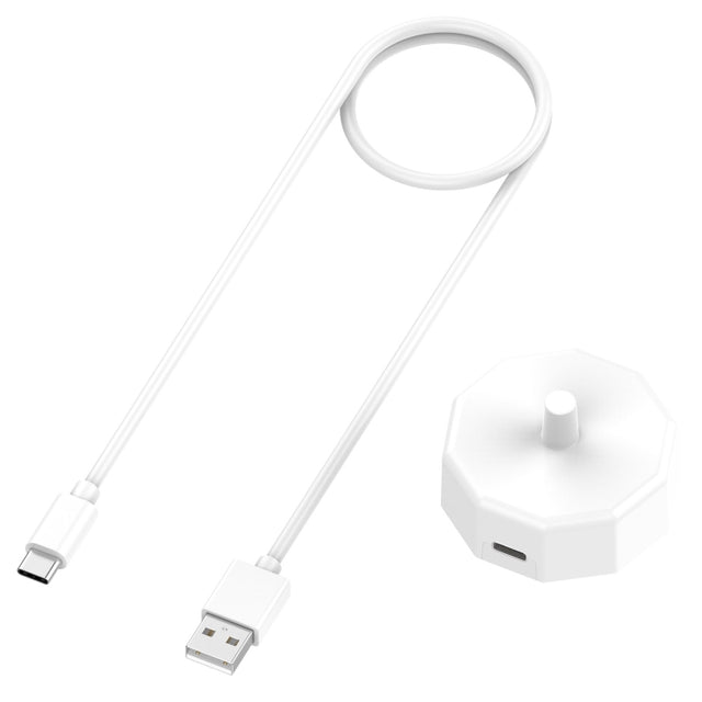 For Braun Oral B Electric Toothbrush Charging Base, Specification: Type-C Plug(White)