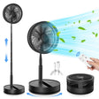 F9 Folding Adjustable Height Desktop Electric Fan(Black) - Electric Fans by PMC TechLife | Online Shopping South Africa | PMC TechLife | Buy Now Pay Later Mobicred