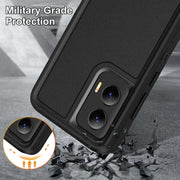 For Motorola Moto G Play 5G 2024 Life Water-resistant Rugged PC + Silicone Phone Case(Black)