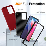For Motorola Moto G Play 5G 2024 Life Water-resistant Rugged PC + Silicone Phone Case(Red + Black)