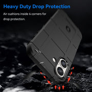 For iPhone 16 Pro Max Full Coverage Shockproof TPU Phone Case(Black)