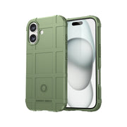 For iPhone 16 Full Coverage Shockproof TPU Phone Case(Green)