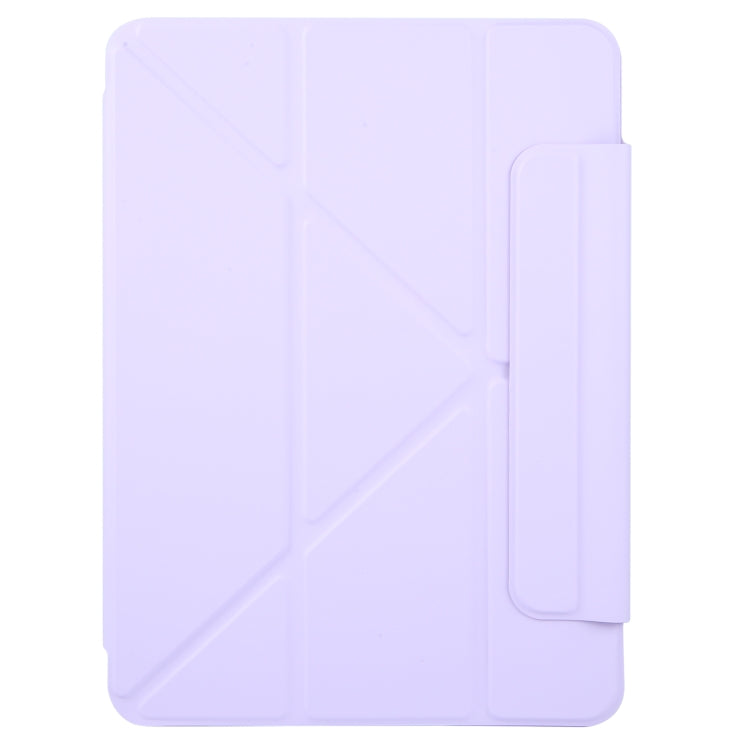 For iPad Pro 13 2024 Y-Shape Double-sided Clip Magnetic Smart Tablet Case(Purple) - iPad Pro 13 2024 Cases by PMC TechLife | Online Shopping South Africa | PMC TechLife | Buy Now Pay Later Mobicred