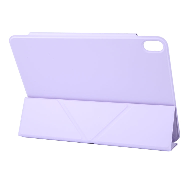For iPad Air 13 2025 / 2024 Y-Shape Double-sided Clip Magnetic Smart Tablet Case(Purple) - iPad Air 13 2025 / 2024 Cases by PMC TechLife | Online Shopping South Africa | PMC TechLife | Buy Now Pay Later Mobicred