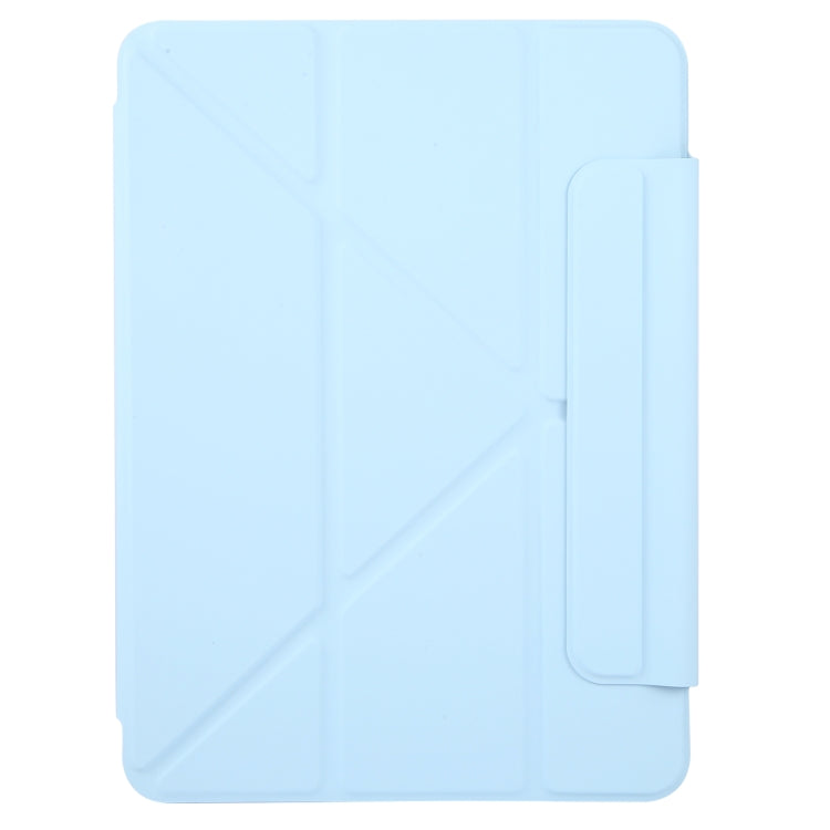 For iPad Air 11 2025 / 2024 Y-Shape Double-sided Clip Magnetic Smart Tablet Case(Blue) - iPad Air 11 2025 / 2024 Cases by PMC TechLife | Online Shopping South Africa | PMC TechLife | Buy Now Pay Later Mobicred