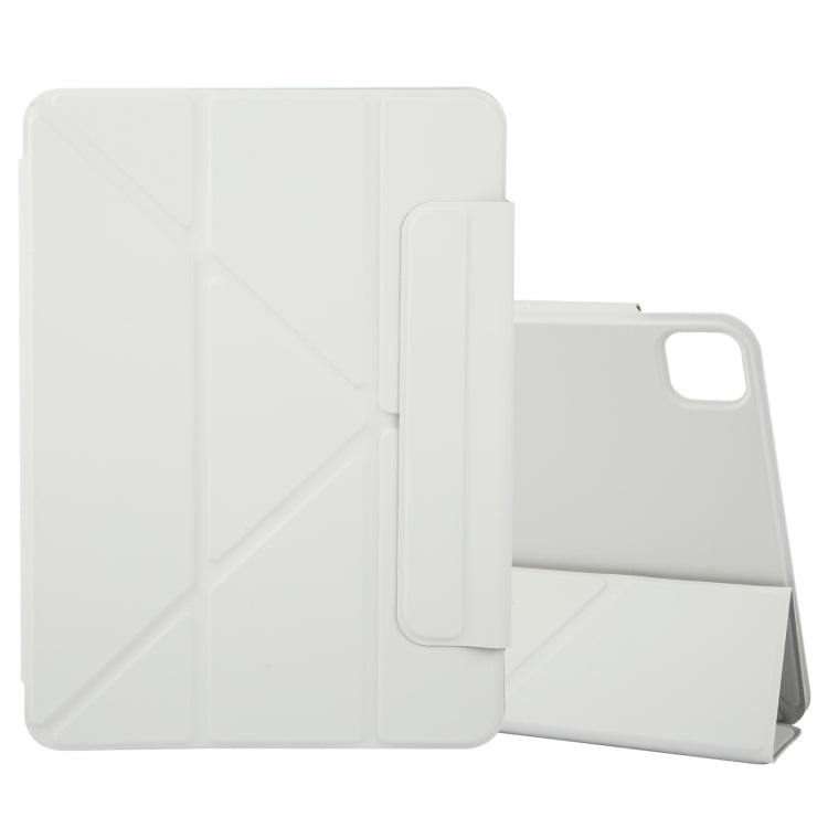 For iPad Pro 11 2024 Y-Shape Double-sided Clip Magnetic Smart Tablet Case(Light Grey) - iPad Pro 11 2024 Cases by PMC TechLife | Online Shopping South Africa | PMC TechLife | Buy Now Pay Later Mobicred