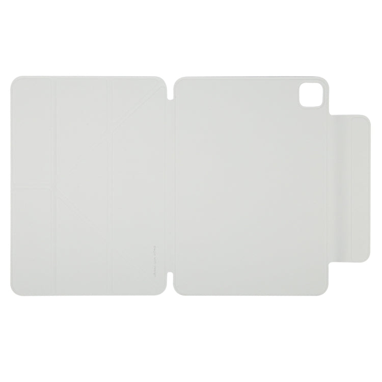For iPad Pro 11 2024 Y-Shape Double-sided Clip Magnetic Smart Tablet Case(Light Grey)