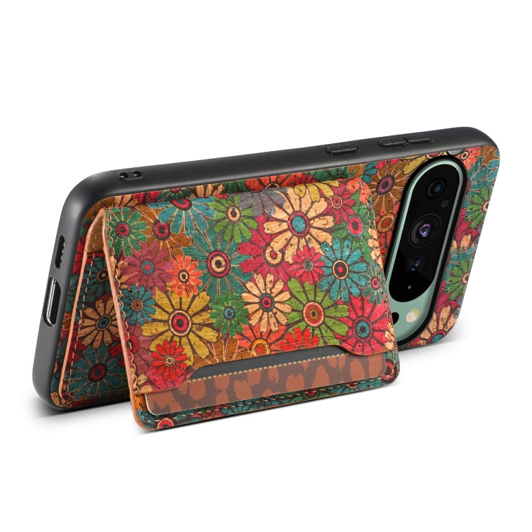 For Google Pixel 9 Card Slot Holder Phone Case(Spring Green) - Google Cases by PMC TechLife | Online Shopping South Africa | PMC TechLife | Buy Now Pay Later Mobicred