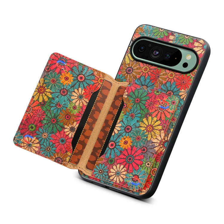 For Google Pixel 9 Card Slot Holder Phone Case(Spring Green)