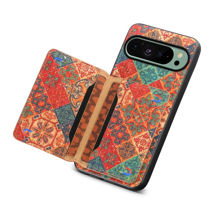 For Google Pixel 9 Card Slot Holder Phone Case(Winter Blue) - Google Cases by PMC TechLife | Online Shopping South Africa | PMC TechLife | Buy Now Pay Later Mobicred