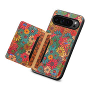 For Google Pixel 9 Pro Card Slot Holder Phone Case(Spring Green)