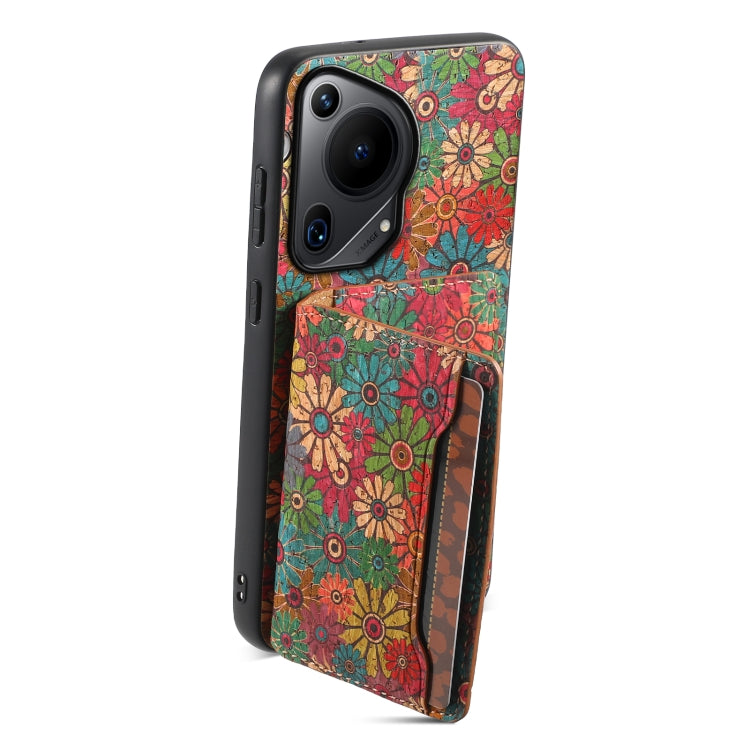 For Huawei Pura 70 Ultra Card Slot Holder Phone Case(Spring Green)
