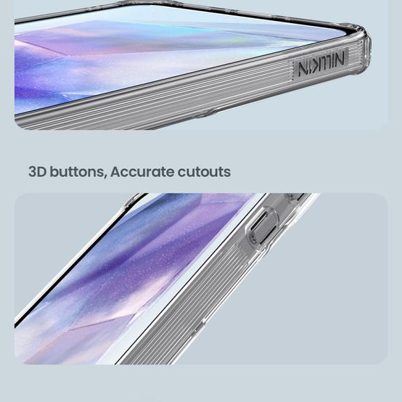 For Samsung Galaxy A56 5G NILLKIN Ultra Clear Magnetic PC + TPU Phone Case(Transparent)