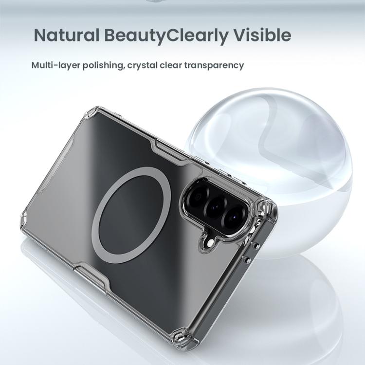 For Samsung Galaxy A56 5G NILLKIN Ultra Clear Magnetic PC + TPU Phone Case(Transparent)