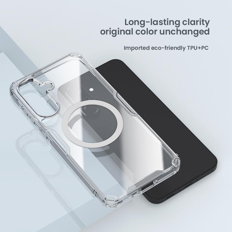 For Samsung Galaxy A56 5G NILLKIN Ultra Clear Magnetic PC + TPU Phone Case(Transparent)