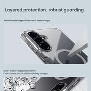 For Samsung Galaxy A56 5G NILLKIN Ultra Clear Magnetic PC + TPU Phone Case(Transparent)
