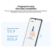 HUAWEI Enjoy 70S, 8GB+256GB, Side Fingerprint Identification, 6.75 inch HarmonyOS 4.2 Octa Core 2.4GHz, Network: 4G, Not Support Google Play(White)