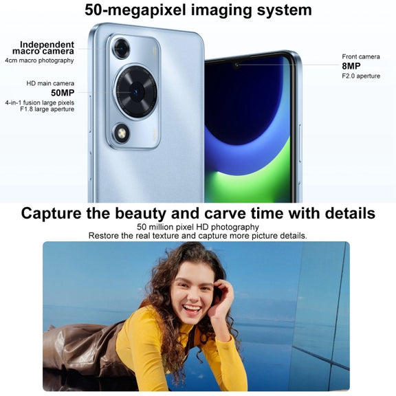 HUAWEI Enjoy 70S, 8GB+256GB, Side Fingerprint Identification, 6.75 inch HarmonyOS 4.2 Octa Core 2.4GHz, Network: 4G, Not Support Google Play(Black)
