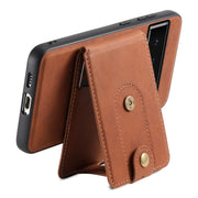 For Google Pixel 6 Pro Denior D14 NK Retro Pattern MagSafe Magnetic Card Holder Leather Phone Case(Brown)
