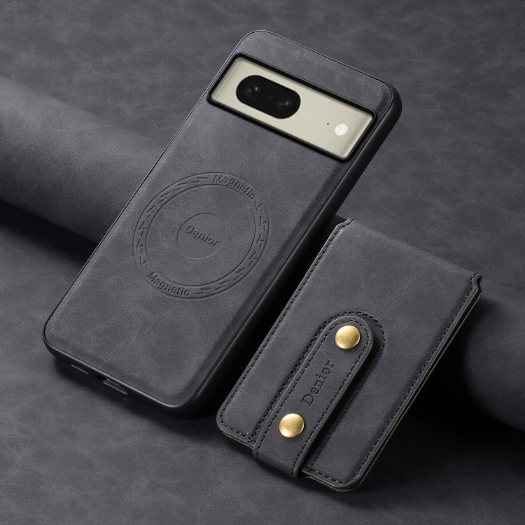For Google Pixel 8 Denior D14 NK Retro Pattern MagSafe Magnetic Card Holder Leather Phone Case(Black) - free shipping - PMC TechLife - Order now!