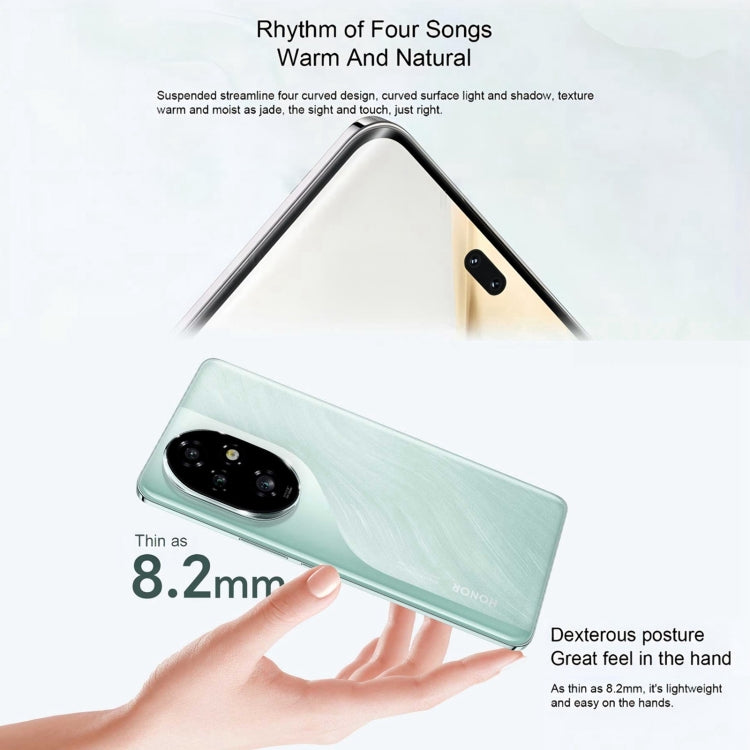 Honor 200 Pro, 12GB+512GB, Screen Fingerprint Identification, 6.78 inch MagicOS 8.0 Snapdragon 8s Gen 3 Octa Core, Network: 5G, NFC, OTG(Silver White) - free shipping - PMc TechLife - Order now!