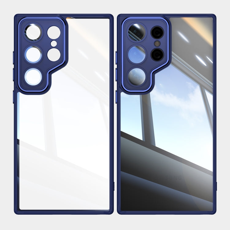 For Samsung Galaxy S25 Ultra 5G Acrylic Hybrid TPU Armor Shockproof Phone Case(Blue) - Galaxy S25 Ultra 5G Cases by PMC Jewellery | Online Shopping South Africa | PMC Jewellery | Buy Now Pay Later Mobicred