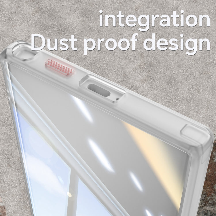 For Samsung Galaxy S25 Ultra 5G Acrylic Hybrid TPU Armor Shockproof Phone Case(Transparent) - Galaxy S25 Ultra 5G Cases by PMC Jewellery | Online Shopping South Africa | PMC Jewellery | Buy Now Pay Later Mobicred