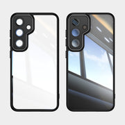 For Samsung Galaxy S25+ 5G Acrylic Hybrid TPU Armor Shockproof Phone Case(Black)